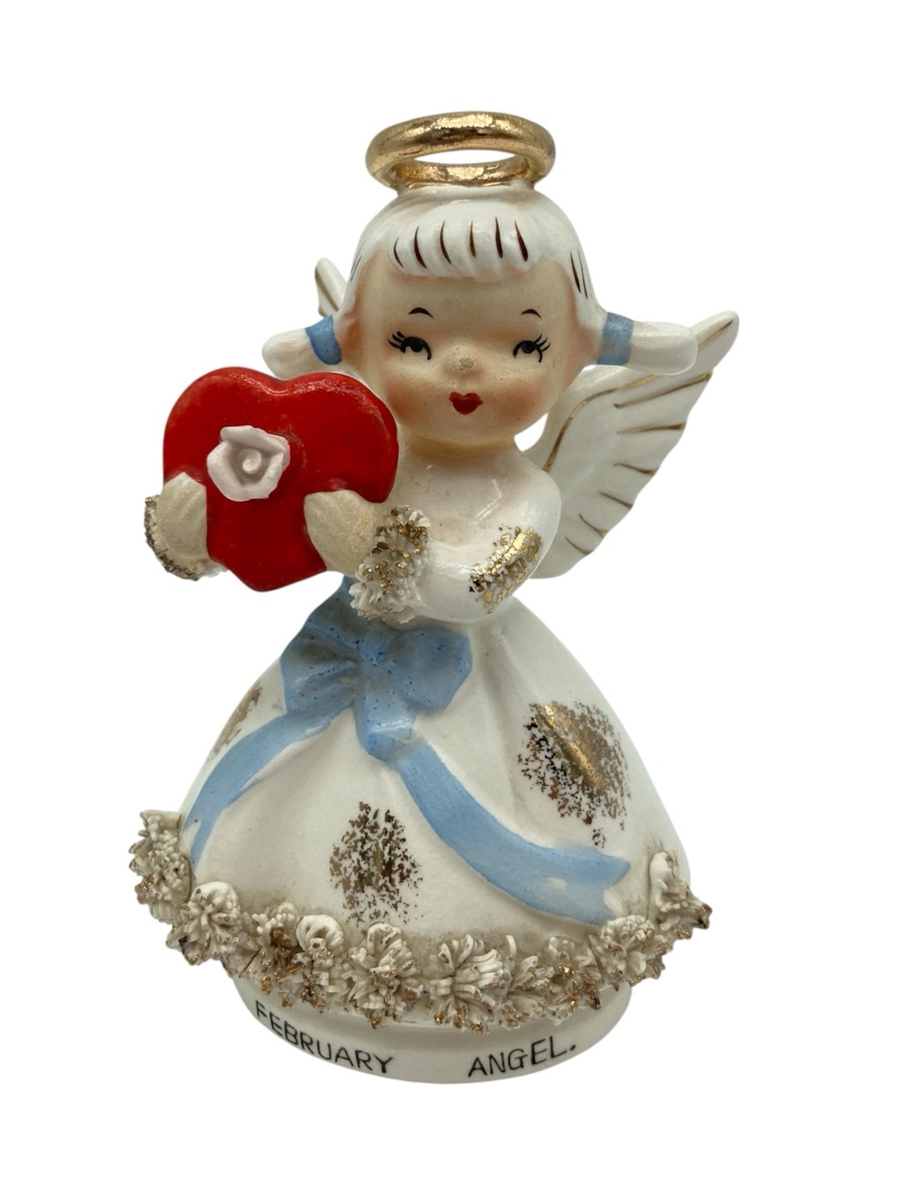 Vintage Lefton Ceramic February Angel